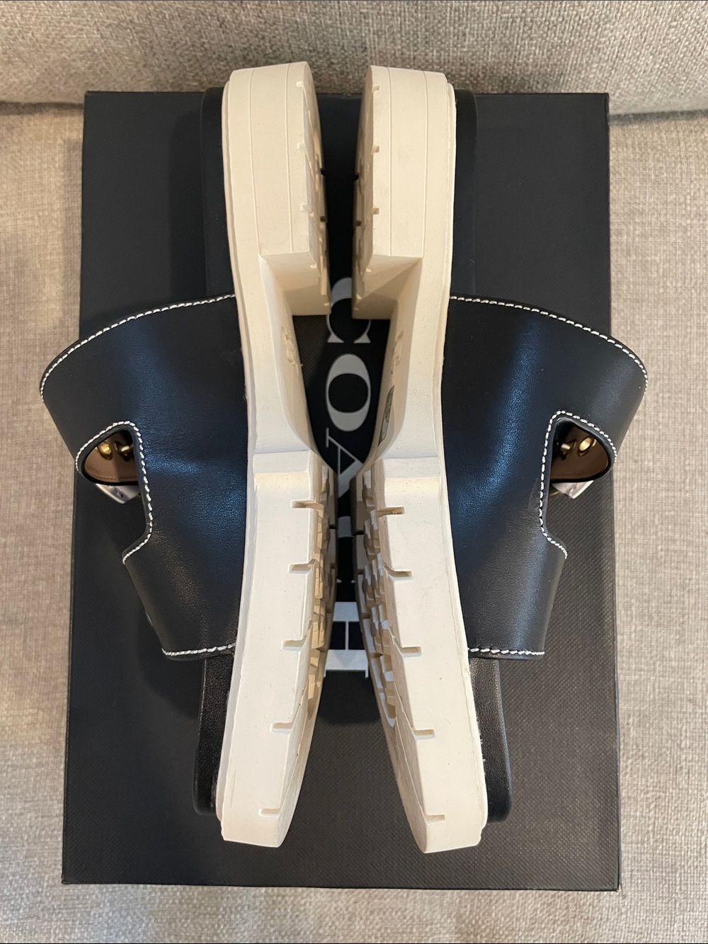 Coach Piper Leather Sandal - Picture 4 of 14